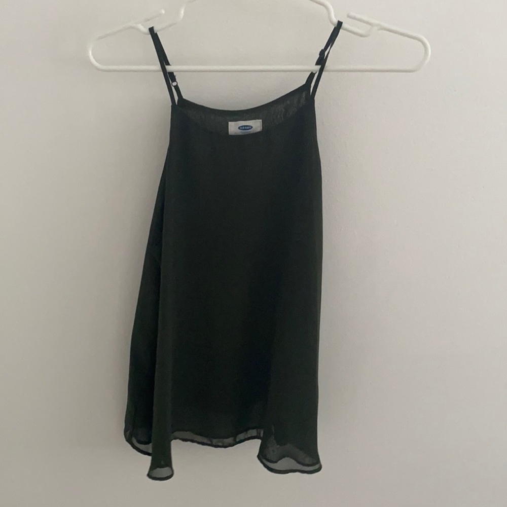 Old Navy olive camisole blouse